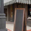 Teak Double Sided Black board | Chalk Board | Café & Restaurant Sign at online8 furniture store Auckland