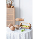 Teak Fish Figure on Stand at online8 furniture store Auckland