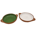 Terracotta Dish w Handle Large at online8 furniture store Auckland