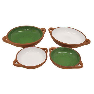 Terracotta Dish w Handle Small at Online8 Furniture Auckland NZ