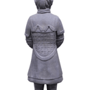 Terracotta Warrior 104cm – Grey Fiber Cement Statue at online8 furniture store Auckland