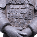 Terracotta Warrior 104cm – Grey Fiber Cement Statue at online8 furniture store Auckland