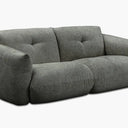 The Aster 3-Seater Sofa measuring 210 x 98 x 79cm with a low Danish-inspired profile