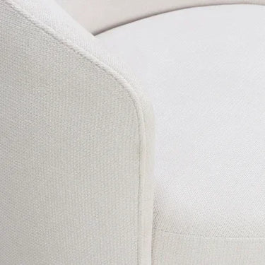 The Estella Swivel Chair - Soft Textured Ivory at Online8 Furniture Auckland NZ