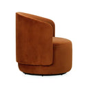 The Estella Swivel Chair - Velvet Gingerbread at Online8 Furniture Auckland NZ