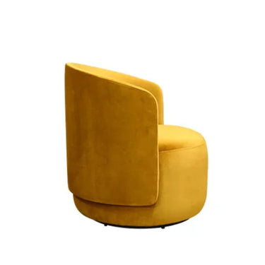 The Estella Swivel Chair - Velvet Mustard at Online8 Furniture Auckland NZ