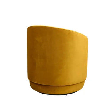 The Estella Swivel Chair - Velvet Mustard at Online8 Furniture Auckland NZ
