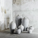 The Luna Terracotta Vase - Grey Large at Online8 Furniture Auckland NZ