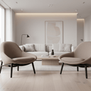 The Perrie Lounge Chair | Soft Textured Latte at Online8 Furniture Auckland NZ