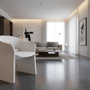 The Petra Chair - Soft Textured Ivory at Online8 Furniture Auckland NZ