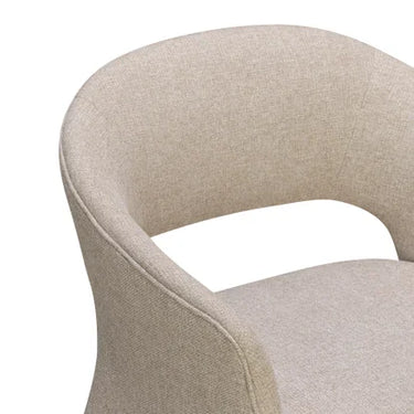 The Petra Dining Chair - Sand at Online8 Furniture Auckland NZ