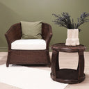 The Plantation Amara Armchair - Chocolate at Online8 Furniture Auckland NZ