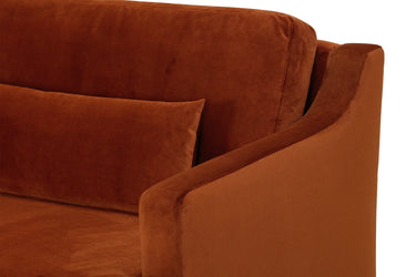 The Rhys 3-Seater Sofa - Velvet Gingerbread at Online8 Furniture Auckland NZ