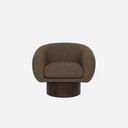 Theo Swivel Chair - Brown Milan at Online8 Furniture Auckland NZ