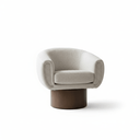 Theo Swivel Chair - Expresso Milan at Online8 Furniture Auckland NZ