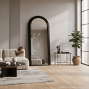 Thorndon Arch Floor Mirror – Black Onyx at Online8 Furniture Auckland NZ