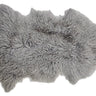 Tibetan Long Wool Single Sheepskin - Grey at online8 furniture store Auckland