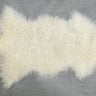 Tibetan Long Wool Single Sheepskin - Natural White at online8 furniture store Auckland