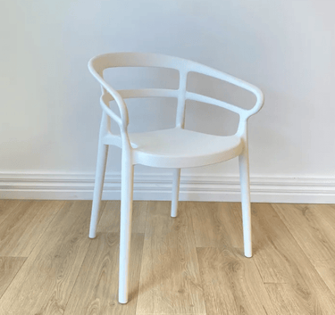 Tilly Chair Indoor | Outdoor - White at online8 furniture store Auckland