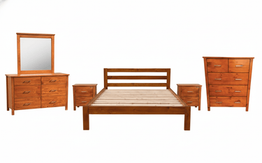 Tina Bedroom Suite - 6 Piece at online8 furniture store Auckland
