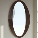 Tish Mirror - Weathered Brown at online8 furniture store Auckland