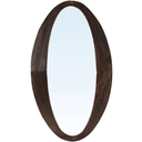 Tish Mirror - Weathered Brown at online8 furniture store Auckland