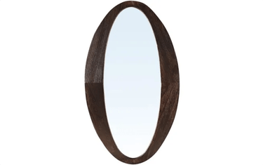 Tish Mirror - Weathered Brown at online8 furniture store Auckland