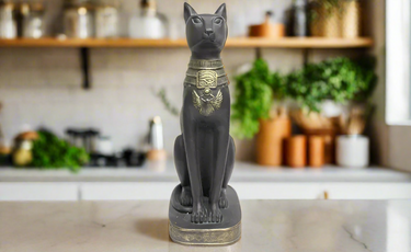 Tivali - Cleopatra's Beloved Cat Statue at online8 furniture store Auckland