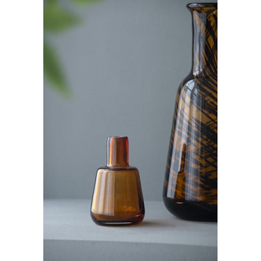 Tobacco Glass Bottle Set/3 at online8 furniture store Auckland