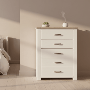 Tonya 5 Drawer Slimboy at Online8 Furniture Auckland NZ