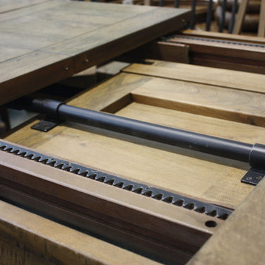 Toulouse Double Extension Dining Table at online8 furniture store Auckland