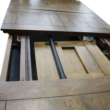 Toulouse Double Extension Dining Table at online8 furniture store Auckland