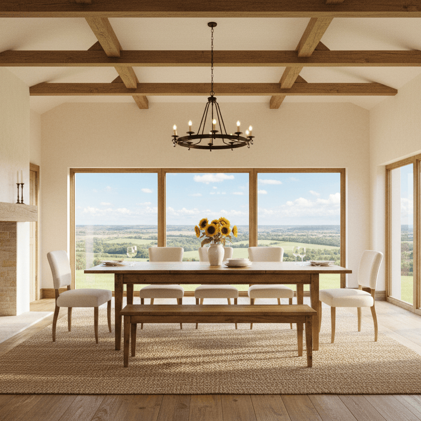 Toulouse Extendable Dining Suite – Smokehouse Rustic Light at online8 furniture store Auckland