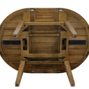 Toulouse Extendable Round Dining Table - 100-140cm at online8 furniture store Auckland