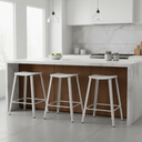 Trang Counter Stool - White at Online8 Furniture Auckland NZ