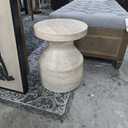 Travertine Side Table at online8 furniture store Auckland