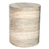 Travertine Stool/Side Table at online8 furniture store Auckland