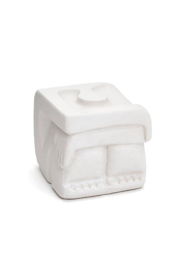 Traynor Cubic Ceramic Sculpture - White at online8 furniture store Auckland