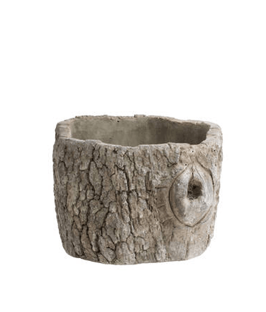 Tree Stump Cement Planter at online8 furniture store Auckland