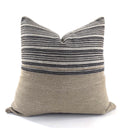 Tribal Cushion Cover - Black Linen at online8 furniture store Auckland