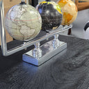 Triple World Globe on Frame at online8 furniture store Auckland