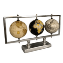 Triple World Globe on Frame at online8 furniture store Auckland