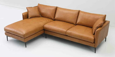 Triumph Leather Sofa with Left Chaise at online8 furniture store Auckland
