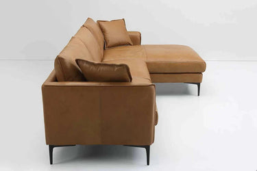 Triumph Leather Sofa with Left Chaise at online8 furniture store Auckland