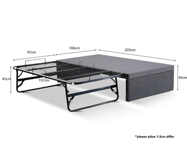Trundler Bed Frame at online8 furniture store Auckland