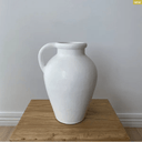 Tuscan Terracotta Jug- White at online8 furniture store Auckland