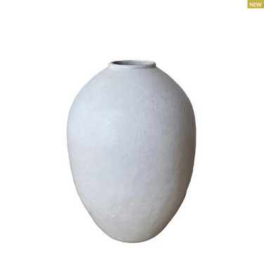 Tuscan Terracotta Vessel - White at online8 furniture store Auckland