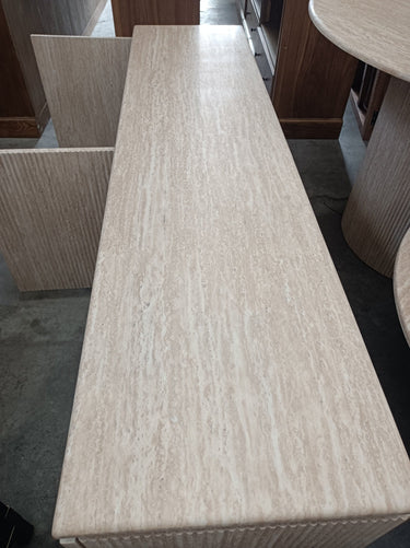 Tuscan Travertine 4 Door Buffet at online8 furniture store Auckland