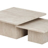 Tuscan Travertine Coffee Table Nest at online8 furniture store Auckland