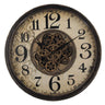 Two Tone Metal Gear Wall Clock at online8 furniture store Auckland